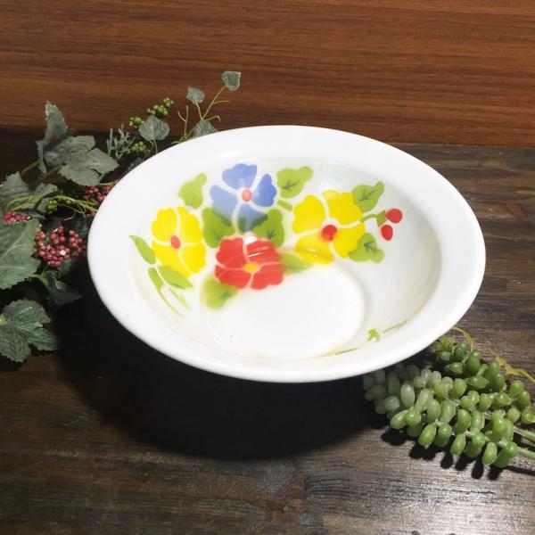 【ホーローボウル：21cm】 【B：ボウル21cm】 華やかな花柄　皿 タイ料理　エスニック料理 タ...