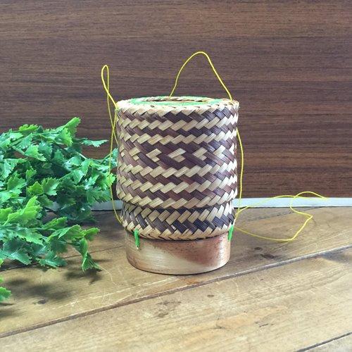 カティップ 小A（一人用）　タイのもち米入れ　＃タイ料理＃イーサン料理＃もち米入れ＃竹細工＃タイ雑貨...