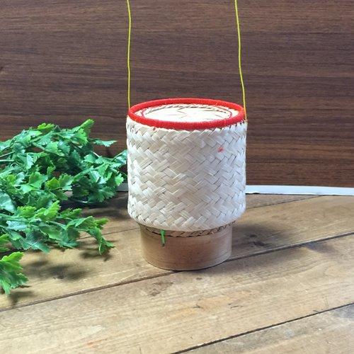 カティップ 小B（一人用）　タイのもち米入れ　＃タイ料理＃イーサン料理＃もち米入れ＃竹細工＃タイ雑貨...