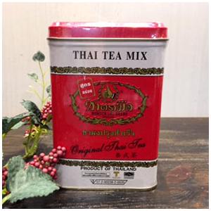 【 タイ式紅茶　缶】 【レッド缶 200g】 現地仕入れ　Ｔパック チャーダムジェン Siam Tea Factory タイ料理　タイ雑貨 エスニック料理 アジアン雑貨｜chaidee