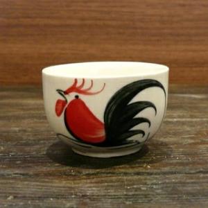 【にわとり食器 　湯呑/おちょこ】  にわとり陶器 にわとり食器 にわとり柄 タイ料理 アジアン料理...