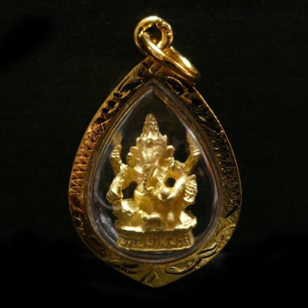 プラクルアン24　ガネーシャ　 【タイ　お守り　神様　ガネーシャ　ネックレス　タイ雑貨】