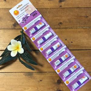 【タイ製　ヤードム　Golden cup　ラベンダー　１シート＝6本セット】（ 賞味期限2028/05/06）インヘラー・鼻スースー・すっきり・眠気覚まし）