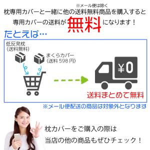 低反発枕 50cm幅専用 取替用カバー 枕カバ...の詳細画像1