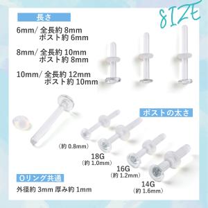 Noniusオリジナル 長さ選べるガラス製透明...の詳細画像5