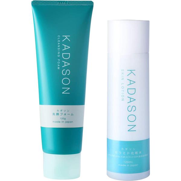 KADASON（カダソン）洗顔フォーム &amp; セラミド化粧水 セット 各120ml