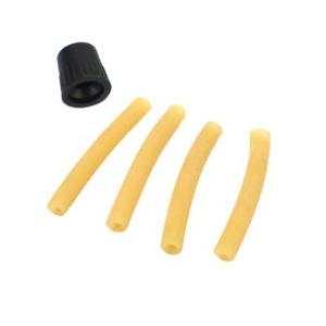 自転車 英式 虫ゴムセット バルブキャップ付き パンク修理に