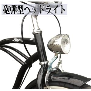 CREW'S（クルーズ） 自転車 ライト 砲弾型 LED 3個使用 ヘッドライト