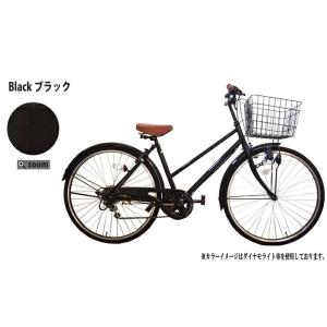 自転車 26インチ LEDオートライト シティ...の詳細画像5