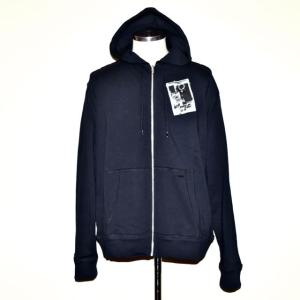 RAF SIMONS x FRED PERRY ラフシモンズ x フレッドペリー SJ9045 PRINTED PATCH ZIP THROUGH HOODED SHIRT BLACK ブラックの商品画像