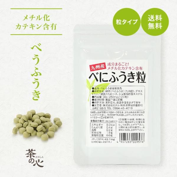べにふうき 粒タイプ 国産 サプリメント 120粒 送料無料 べにふうき粒 べにふうき ベニフウキ ...