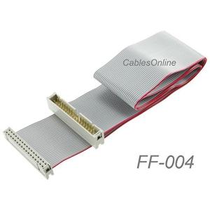 CablesOnline、24インチ34-pin IDC 2.54?mm-pitch (2?x 17?) 34-wire M/Fフラットリボン延長ケー｜chamo-shop