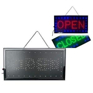 Fairmall LED サインボード 【2 in1】OPEN/CLOSED LEDボード 店舗看板用照明 高可視LEDネオン サインライト 電飾 O｜chamo-shop