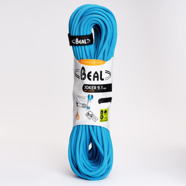 ロープ BEAL ベアール 9.1mmジョーカー ユニコア 60m ドライカバー 送料無 リードクラ...