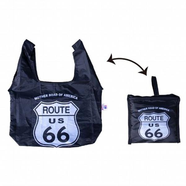 ルート66ROUTE 66　ショッピングエコバッグ