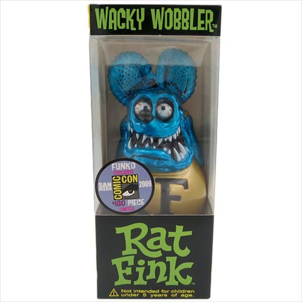 ラットフィンク Rat Fink ボビングヘッド(メタリックブルー)　、アメリカ雑貨 アメ雑 ガレー...