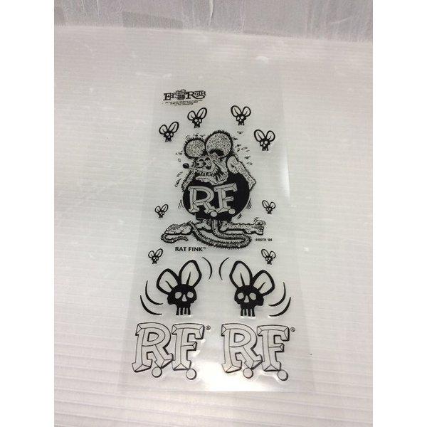 ラットフィンク Rat Fink 抜きデカールSkull Fly Decals (RDF035:ブラ...