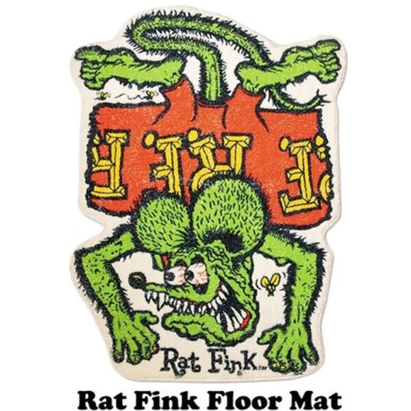 ラットフィンク     Rat Fink フロア マット 【RAT FINK】車　バイク　アメリカ雑...