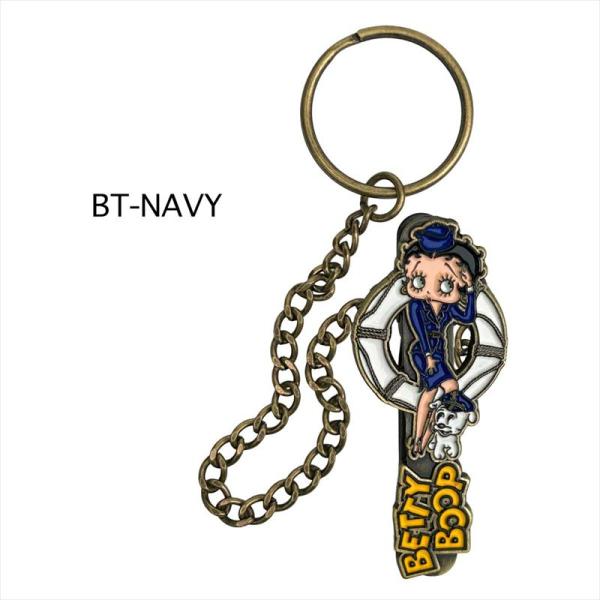 ベティーちゃん ベティブープ　キーリング クリップ（BT-NAVY）　CLIP KEYRING