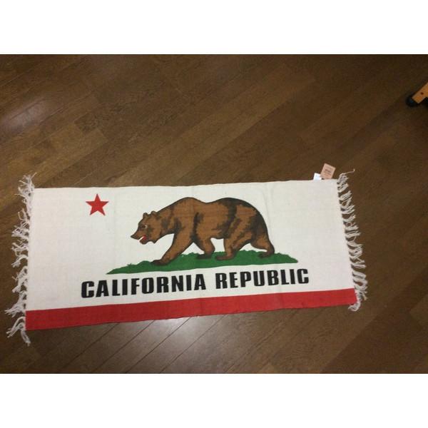 カリフォルニアベア　CALIFORNIA REPUBLIC キッチンマット   カリフォルニア ガレ...