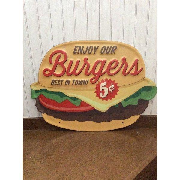 看板【BIG BURGER】/ ハンバーガーアメリカ雑貨　アメ雑　アメリカン雑貨