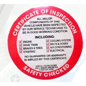 点検ステッカーの商品一覧 通販 Yahoo ショッピング