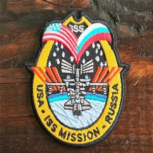 NASA NASA公認(アメリカ航空宇宙局) ワッペン スペースシャトル 【M】【新品】19800円NASA公認スペースシャトル&NASAロゴ刺繍JK