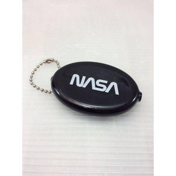 NASA公認(アメリカ航空宇宙局) コインケースCOIN CASE Worm BK (ロゴタイプ)小...