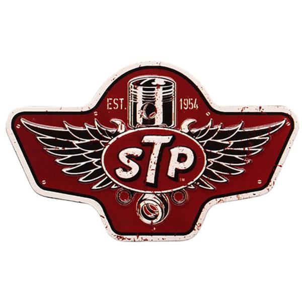 STP WING LOGOエンボス メタル マグネット 【STP】