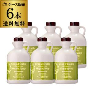 ノコミス メープルシロップ アンバーリッチテイスト 1L 6本 1320g カナダ アンバーリッチ 無添加 虎S