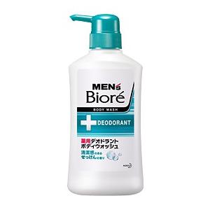 メンズビオレ デオドラントボディウォッシュ せっけんの香り 本体 440ml(Biore)(医薬部外品)｜champion-drug