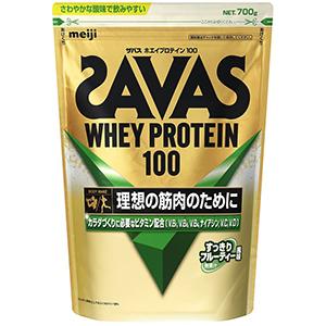 ザバス(SAVAS)　ホエイプロテイン100　すっきりフルーティー風味　700g　【プロテイン】