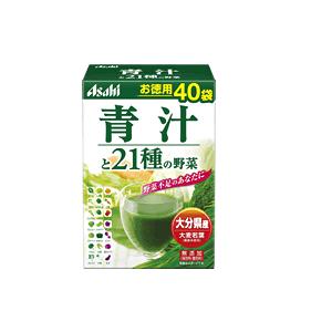 アサヒ 青汁と21種の野菜 お徳用40包｜champion-drug