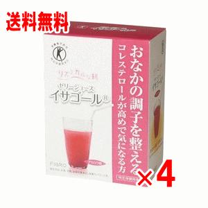 【送料無料】フィブロ製薬 ゼリージュース イサゴール　20スティック×4個セット（特定保健用食品）｜champion-drug