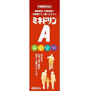 【アミノ酸飲料】　ミネドリンA　600ml 【脂肪燃焼】【スポーツ疲労】｜champion-drug