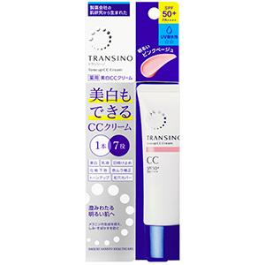 トランシーノ　薬用ホワイトニングCCクリーム　ピンクベージュ　30ｇ｜champion-drug