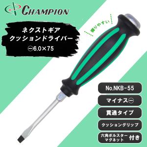 貫通ドライバー -6.0×100 マイナス 貫通タイプ 丸軸 マグネット付 6mm