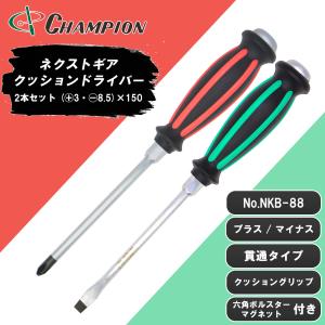 貫通ドライバーセット 2本セット (+1・-6.0)×75 プラス マイナス 1番