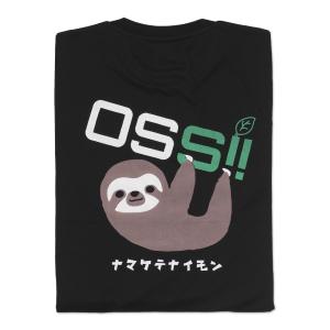 空手 Tシャツ OSS   ナマケテナイモン 黒  受注生産商品｜champonline
