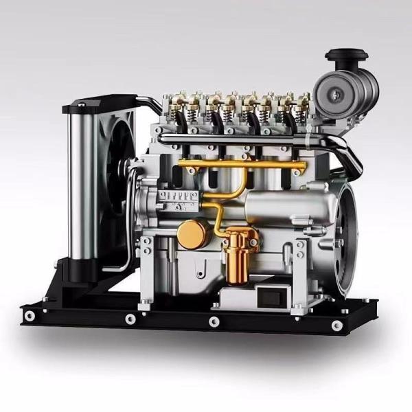 ディーゼル・エンジン模型メタル・プレハブ発動可能ミニ・エンジン機械組み立て玩具