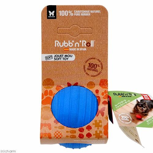 プラッツ　Ｒｕｂｂ’ｎ’Ｒｏｌｌ　ソフトラバーボール　Ｍ　ブルー
