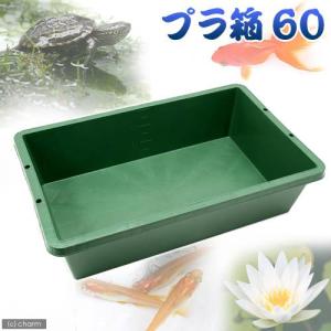 《終売》簡易梱包　プラ箱６０　緑　（Ｗ８２×Ｄ５１×Ｈ２１ｃｍ　約６０Ｌ）　お一人様２点限り
