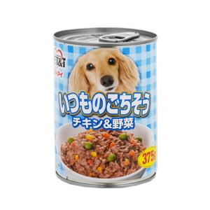 ペットアイ　いつものごちそう　チキン＆野菜　３７５ｇ　ドッグフード　ウェットフード　缶詰