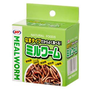 ＮＰＦ　ミルワーム（缶入り）　３５ｇ　両生類・爬虫類　ハリネズミ　フード　餌　エサ　缶詰　ナチュラルペットフーズ