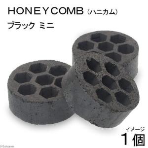 多孔質シェルターろ材　ＨＯＮＥＹＣＯＭＢ（ハニカム）　ブラック　ミニ　１個