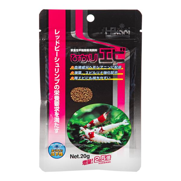 キョーリン　ひかり　エビ　２０ｇ　エサ　えさ　餌　お一人様７２点限り