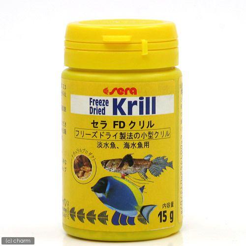 セラ　ＦＤクリル　１００ｍｌ／１５ｇ　フリーズドライ　オキアミ　餌　淡水・海水用