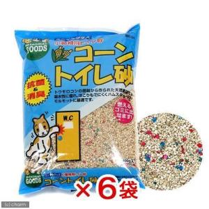 《終売》マルカン　コーントイレ砂　４００ｇ×６袋　小動物用　トウモロコシ