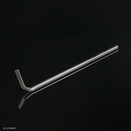 クリスタルジョイント　Ｌ型・大（２０ｃｍ×４ｃｍ　外径６ｍｍ）　１個　６ｍｍエアーチューブ用