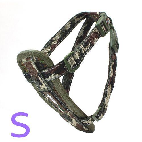 犬　胴輪　イージードッグ　ハーネス　Ｓ　（胴周り３７〜６０ｃｍ）　グリーンカモ　小型犬用